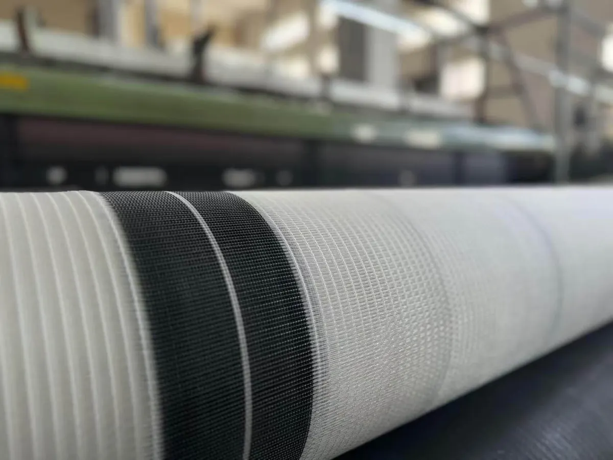 SmartNet netting coming off the loom